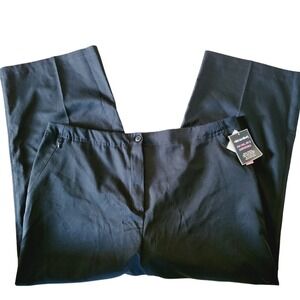 Bolle Golf Pants 16 Women's Athletic Black Crop Moisture‎ Wick Pockets NWT $60